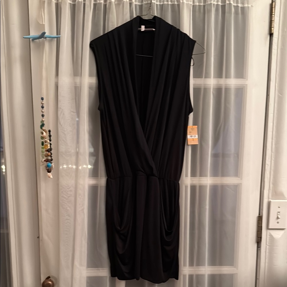 Black Sleeveless Mini Dress